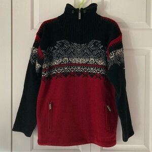 NWOT Icewear wool lined zip sweater